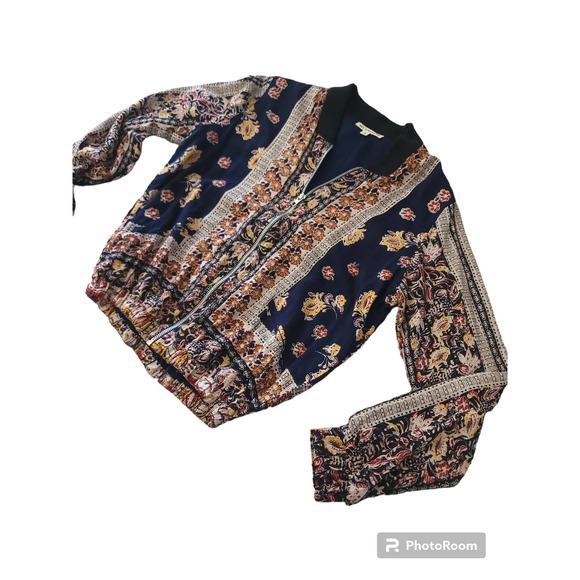 Grunge hippie boho pattern jacket S - Picture 3 of 3